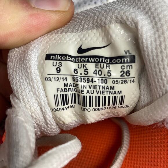 Nike Dual Fusion Run 3 Running Shoes Womens Sz 9 US 653594-100 White/Hyper Pink - Picture 13 of 14